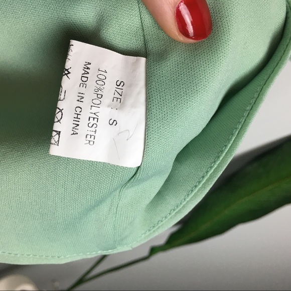 🌿3 for $25🌿 Tobi Longsleeved Wrap-Front Dress in Mint - Picture 3 of 8